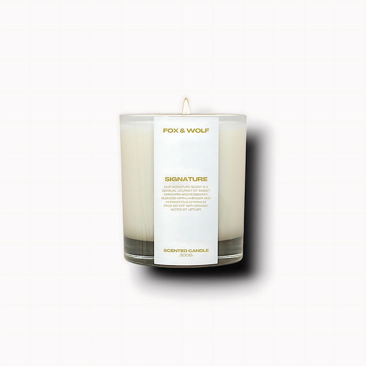 300 G SINGLE WICK SIGNATURE CANDLE