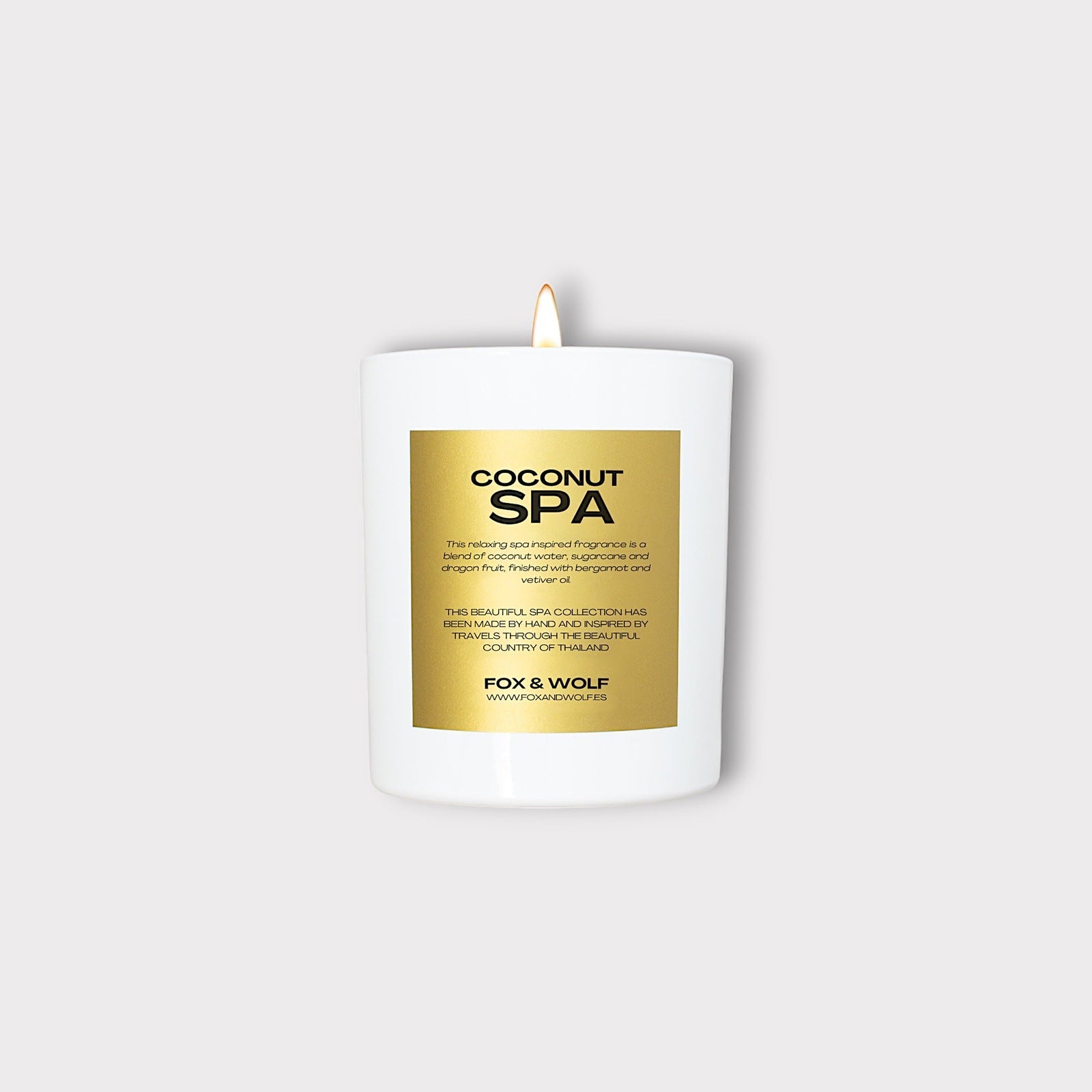 300G COCONUT SPA SCENTED CANDLE
